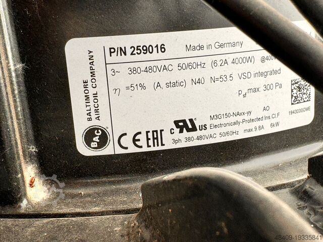 Axial fan BAC P/N 259016
