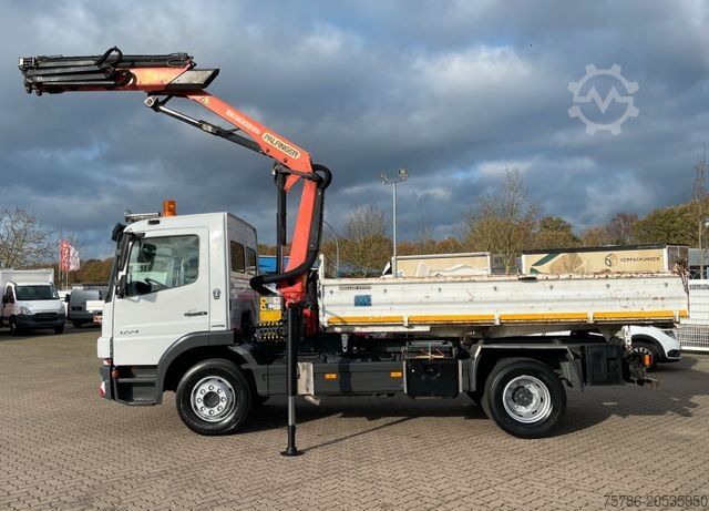 Dreiseitenkipper LKW MERCEDES-BENZ Atego 1224 K/ PK 9002/ 5+6 Kreis/ Funk-Fb/ AC