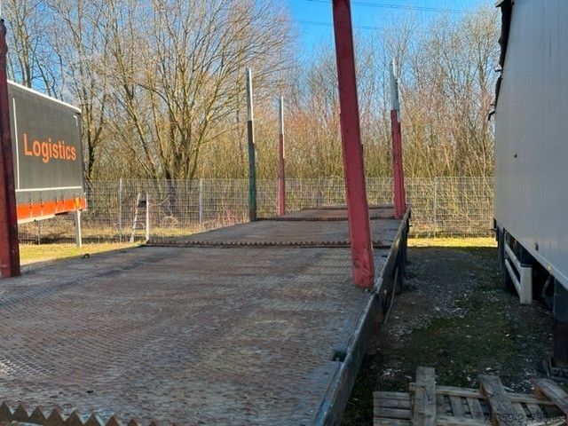 Working platform semitrailer KOTSCHENREUTHER Plateau mit Holzrungen