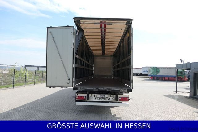 Open semitrailer with tarp SCHMITZ CARGOBULL neue Planen Liftachse Hubdach RSAB ¤389.-mt