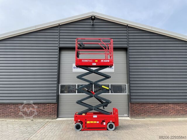 Magni ES0807 AC scissor lift NEW €165 LEASE MAGNI ES0807 AC schaarhoogwerker NIEUW €165 LEASE