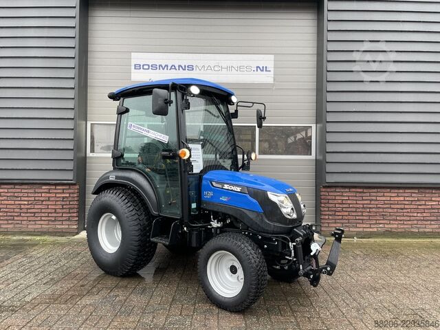 Solis 26 HST mini tractor NEW with cabin / front linkage LEASE €290 SOLIS 26 HST minitractor NIEUW met cabine / fronthef LEASE €290