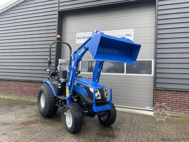 Solis 26 HST mini tractor NEW with front loader €245 LEASE SOLIS 26 HST minitractor NIEUW met frontlader €245 LEASE