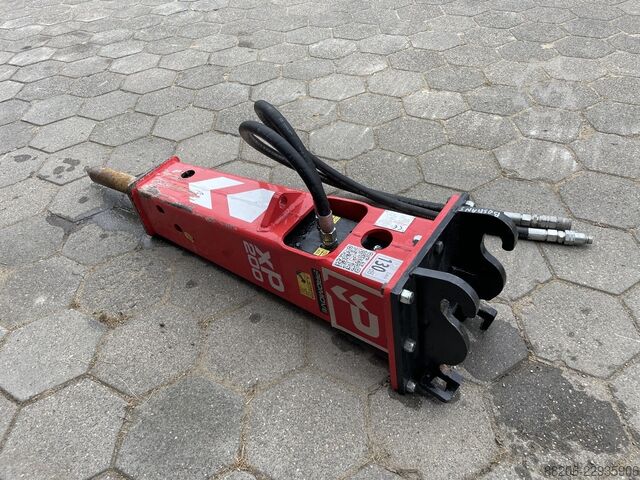 Promove XP200 demolition hammer for mini excavator 3.5 / 5 t used PROMOVE XP200 sloophamer voor minigraver 3.5 / 5 T gebruikt
