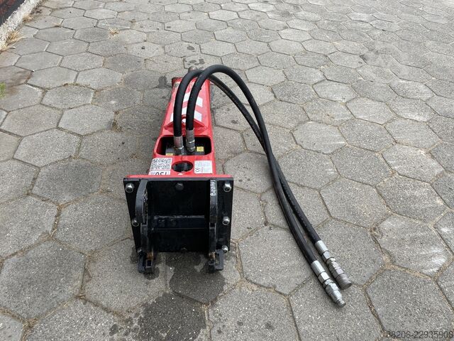 Promove XP200 demolition hammer for mini excavator 3.5 / 5 t used PROMOVE XP200 sloophamer voor minigraver 3.5 / 5 T gebruikt
