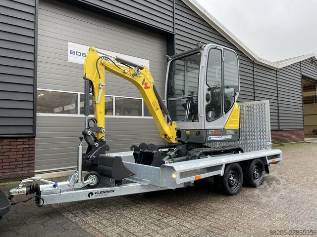 Neuson ET16 mini excavator NEW + Vlemmix tandem axle trailer €445 LEASE NEUSON ET16 minigraver NIEUW + Vlemmix 2 asser €445 LEASE