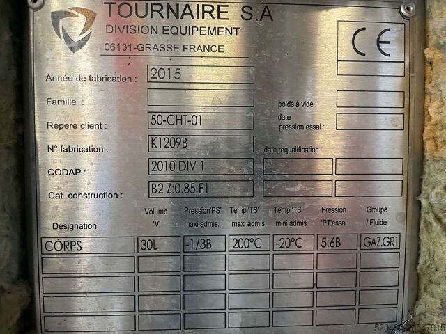 Tournaire – Colonne de rectification  Tournaire – Colonne de rectification