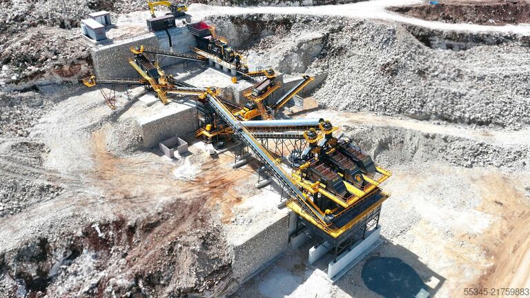 Crushing equipment FABO Fixed Crusher 500-600 TPH