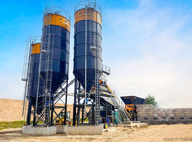 Concrete mixing plant / concrete plant FABO Concrete Batching Plant COMPACT-180 Sabit Beton Santrali