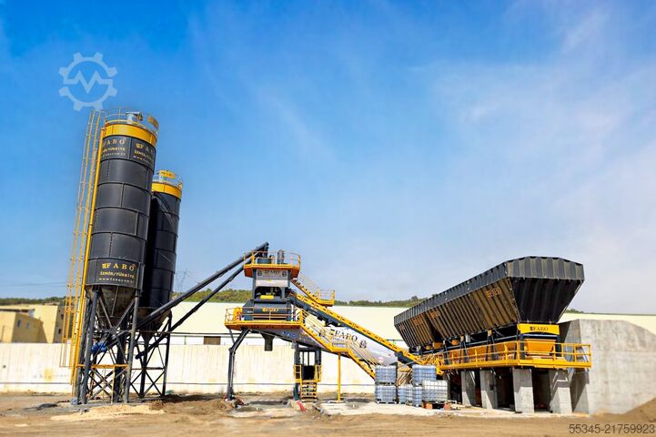 Concrete mixing plant / concrete plant FABO Concrete Batching Plant 120 m3 Compact Concrete Batching Plant