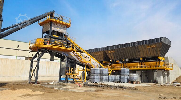 Concrete mixing plant / concrete plant FABO Concrete Batching Plant 120 m3 Compact Concrete Batching Plant