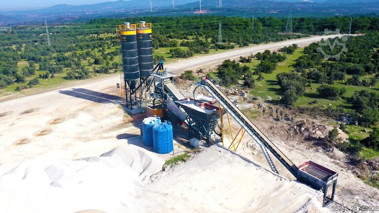 Mobile Concrete Batching Plant FABO Mobile Concrete Batching Plant 120 m3/h Mobile Concrete Batching Plant