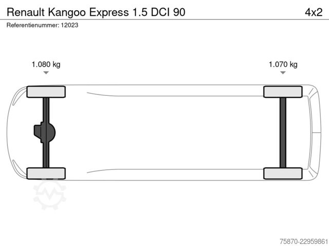 Kastenwagen Renault Kangoo Express 1.5 DCI 90