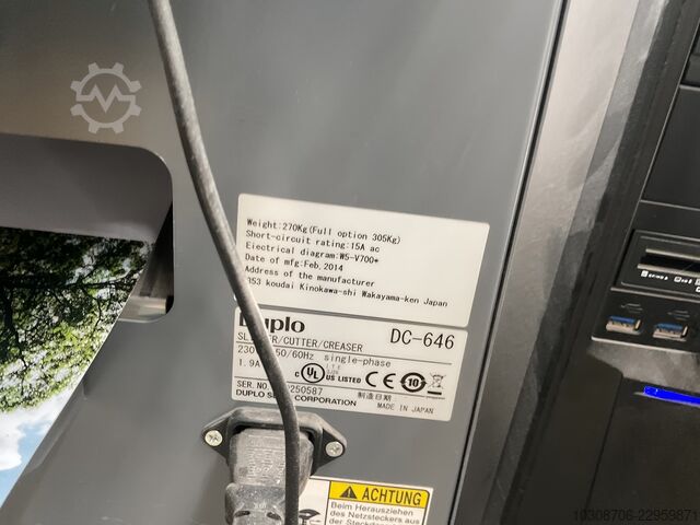 Rollenschneider Duplo Corporation DC-646