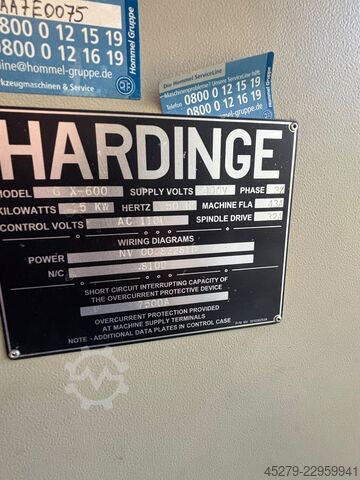 Vertical machining center HARDINGE Bridgeport GX 600