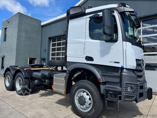 Heavy load Mercedes-Benz Arocs 4058 AS 6x6 Tractor Head 180T Push Pull E...