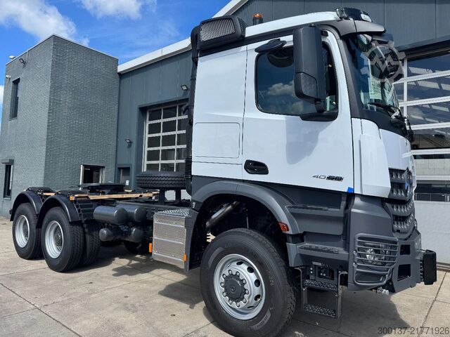 Heavy load Mercedes-Benz Arocs 4058 AS 6x6 Tractor Head 180T Push Pull E...