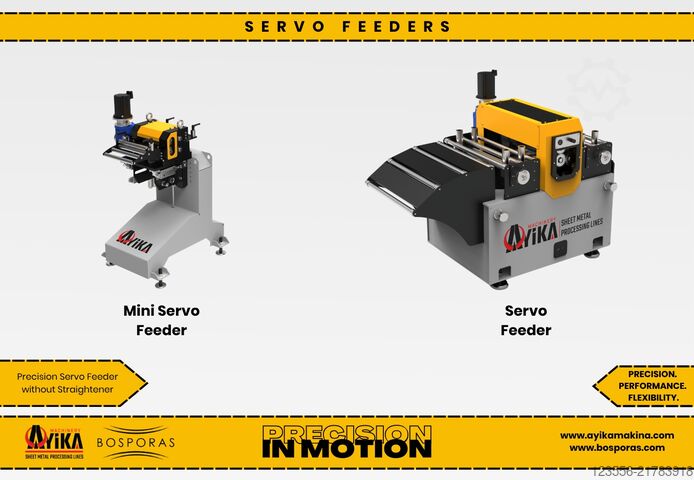 Precision Servo Feeders | Press Feeding BOSPORAS MACHINERY | AYIKA SS-1600