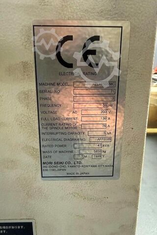 CNC lathe Mori Seiki ZL-150SMC