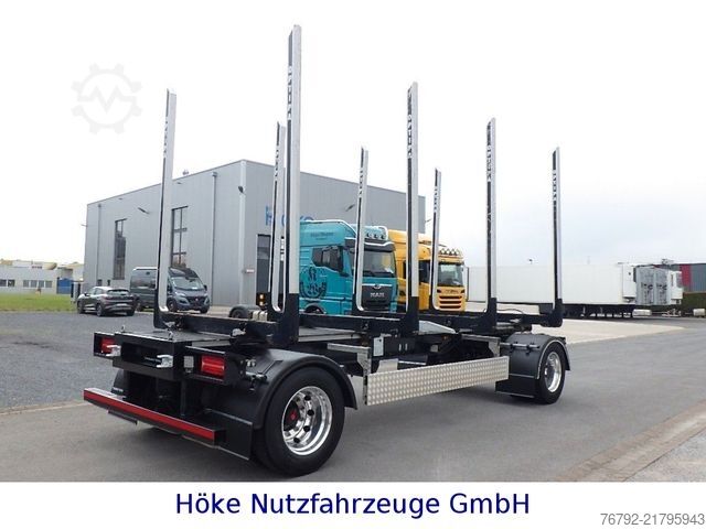 Log trailer PAVIC HTA 20 2-achs Kurzholz-Anhg./SAF/OptiPa SL/ALCOA