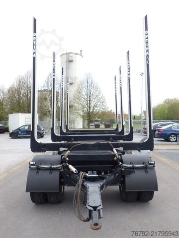 Log trailer PAVIC HTA 20 2-achs Kurzholz-Anhg./SAF/OptiPa SL/ALCOA