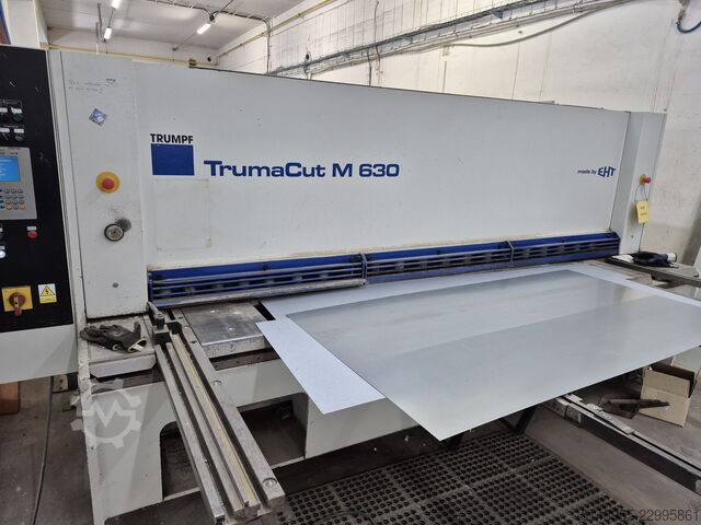 Hydraulic guillotine shear Trumpf TrumaCut M630