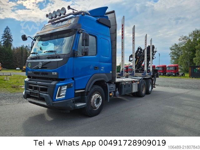 Logging truck VOLVO 540 6X4 Kran Epsilon 105 Z Blatt / Blatt