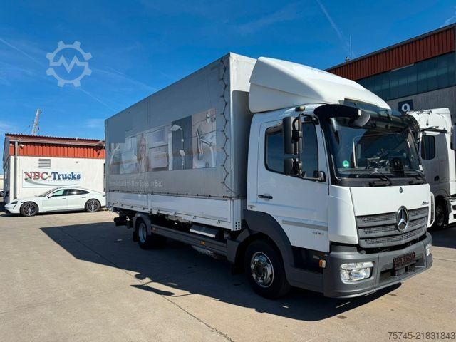 LKW mit Pritsche & Plane MERCEDES-BENZ ATEGO 818 *  *STANDHEIZUNG*LBW * AUTOMATIK*