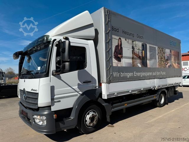 LKW mit Pritsche & Plane MERCEDES-BENZ ATEGO 818 *  *STANDHEIZUNG*LBW * AUTOMATIK*