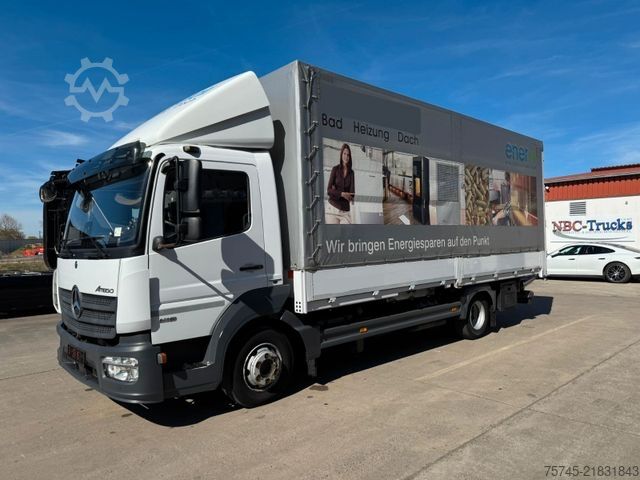 LKW mit Pritsche & Plane MERCEDES-BENZ ATEGO 818 *  *STANDHEIZUNG*LBW * AUTOMATIK*