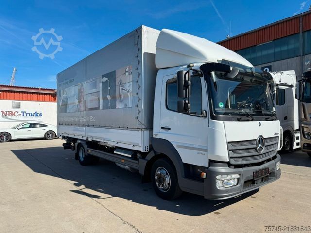 LKW mit Pritsche & Plane MERCEDES-BENZ ATEGO 818 *  *STANDHEIZUNG*LBW * AUTOMATIK*