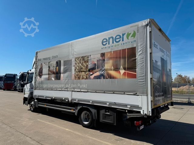 LKW mit Pritsche & Plane MERCEDES-BENZ ATEGO 818 *  *STANDHEIZUNG*LBW * AUTOMATIK*