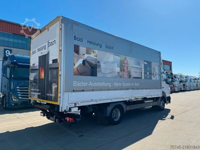 LKW mit Pritsche & Plane MERCEDES-BENZ ATEGO 818 *  *STANDHEIZUNG*LBW * AUTOMATIK*
