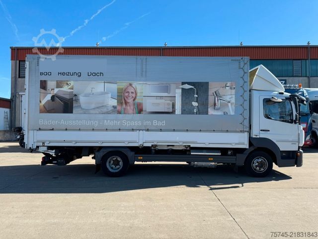 LKW mit Pritsche & Plane MERCEDES-BENZ ATEGO 818 *  *STANDHEIZUNG*LBW * AUTOMATIK*