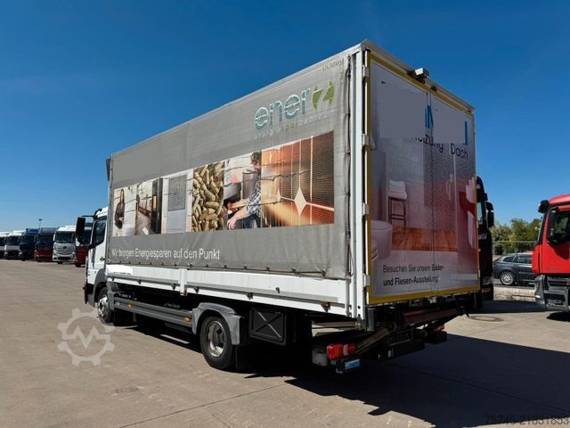 Flatbed truck with tarp MERCEDES-BENZ ATEGO 818 *  * LBW * AUTOMATIK * 8.600 KG *