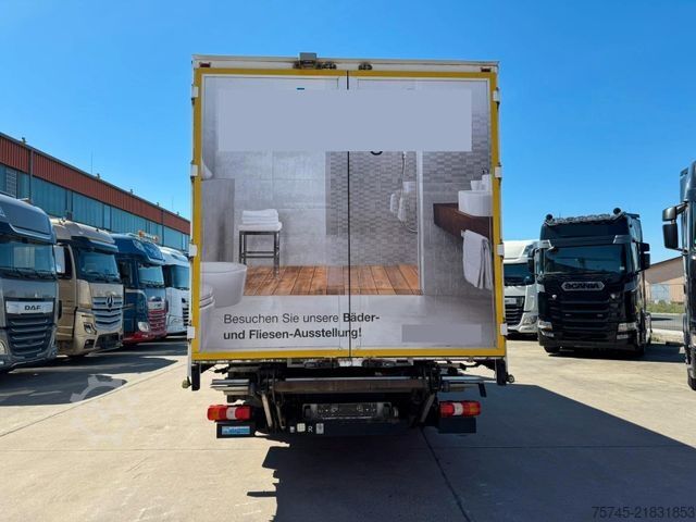 Flatbed truck with tarp MERCEDES-BENZ ATEGO 818 *  * LBW * AUTOMATIK * 8.600 KG *