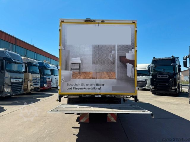 Flatbed truck with tarp MERCEDES-BENZ ATEGO 818 *  * LBW * AUTOMATIK * 8.600 KG *