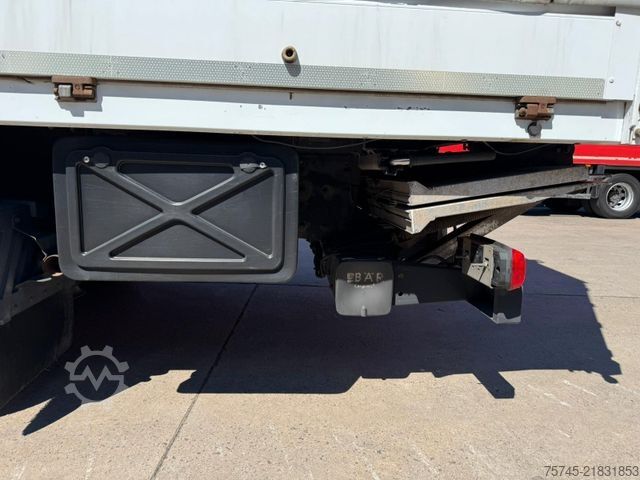 Flatbed truck with tarp MERCEDES-BENZ ATEGO 818 *  * LBW * AUTOMATIK * 8.600 KG *