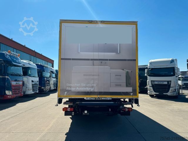 Flatbed truck with tarp MERCEDES-BENZ ATEGO 818 * * LBW * AUTOMATIK * 8.600 KG *