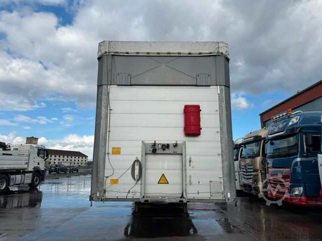 Auflieger mit Pritsche & Plane SCHMITZ CARGOBULL SCB*S3T *  STANDART * LIFTACHSE * HUBDACH *