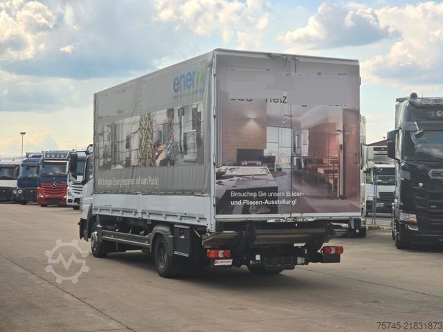 LKW mit Pritsche & Plane MERCEDES-BENZ ATEGO 818 * ACC * 1.HAND * BÄR LBW 1T*SPURASSIST