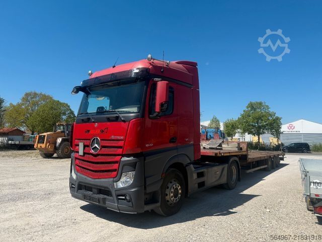 Standard tractor unit MERCEDES-BENZ 1848 Actros SZM Retarder Kipphydraulik Tieflader