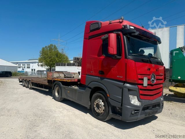 Standard tractor unit MERCEDES-BENZ 1848 Actros SZM Retarder Kipphydraulik Tieflader