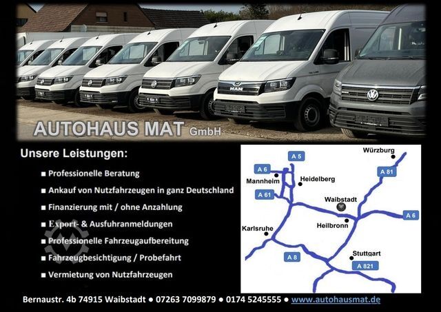 High top van VW Crafter Kasten Kasten 35 lang Hochdach FWD