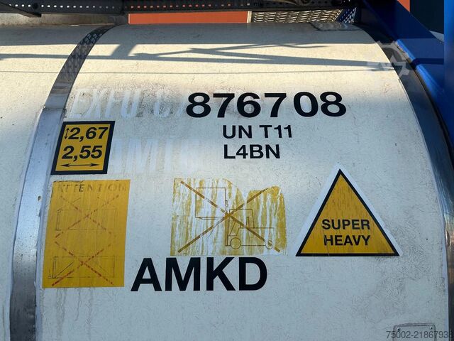 Tankcontainer Van Hool 20FT SWAPBODY 30.900L, UN PORTABLE T11, 2.5Y in...