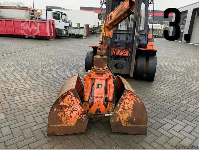 Erdgreifer DAF Kipper/kraan Sand Grabs and Pallethooks and ...