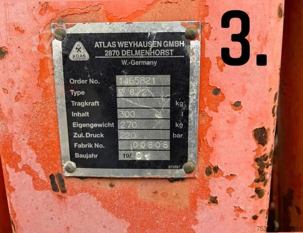 Erdgreifer DAF Kipper/kraan Sand Grabs and Pallethooks and ...