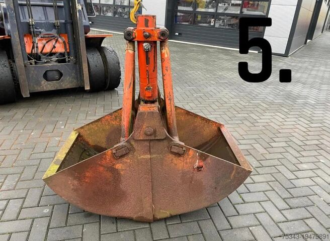 Erdgreifer DAF Kipper/kraan Sand Grabs and Pallethooks and ...