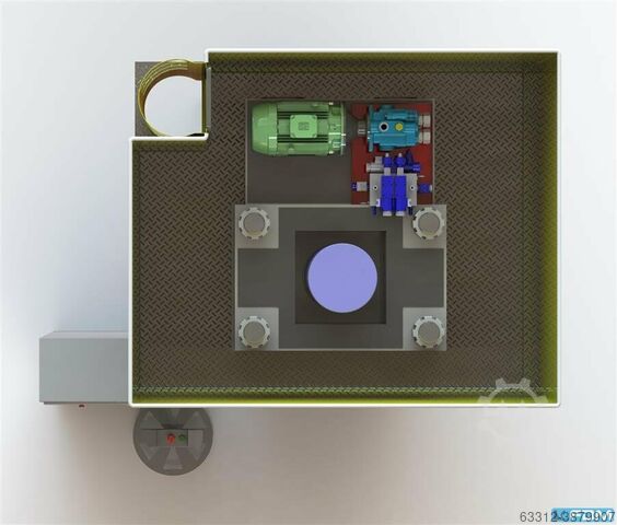 Hydraulische Presse Hidrobrasil 160 T Doppelständerpresse