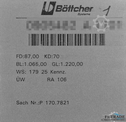 New Ink Form Roller Böttcher KBA RA 106